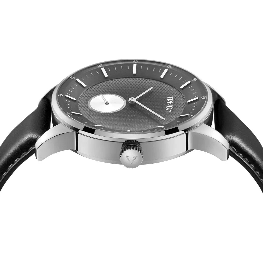 Trnda Men's Stainless Steel Watch, Gray Dial | Trn-Ss43b by TRNDA