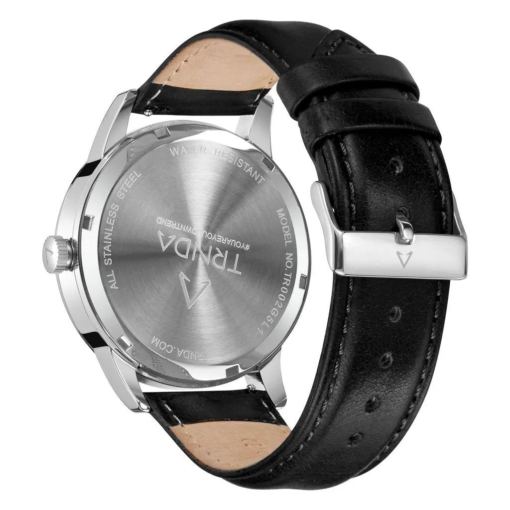 Trnda Men's Stainless Steel Watch, Gray Dial | Trn-Ss43b by TRNDA