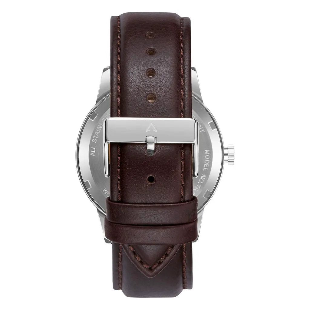 Trnda Men's Stainless Steel Watch, Green Dial, Brown Band | Trn-43sgb by TRNDA