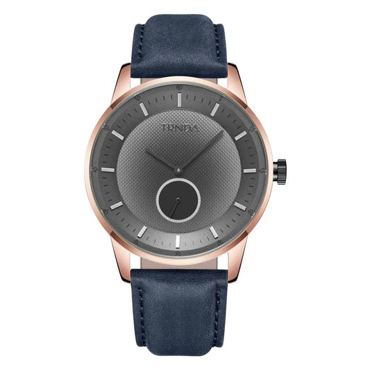Trnda Men's Rose Gold Stainless Steel Watch, Gray Dial | Tsw43rg by TRNDA