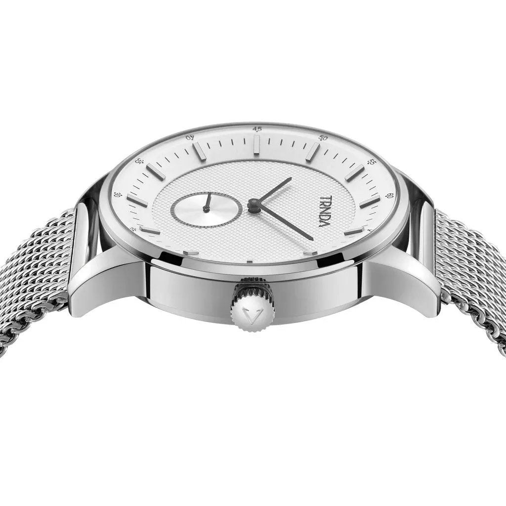 Trnda Men's Stainless Steel Watch, Seaweed Green Dial | Ts43mm by TRNDA