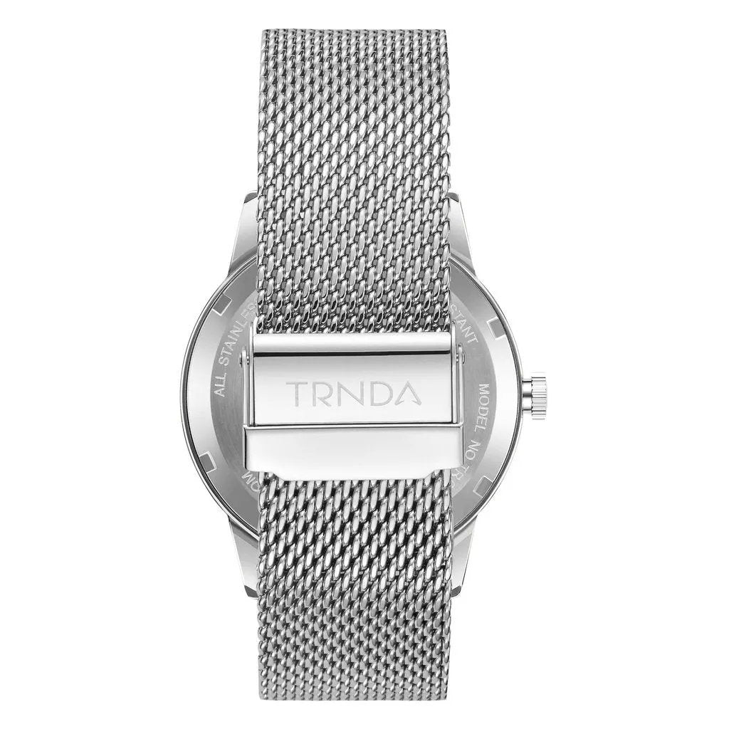 Trnda Men's Stainless Steel Watch, Seaweed Green Dial | Ts43mm by TRNDA