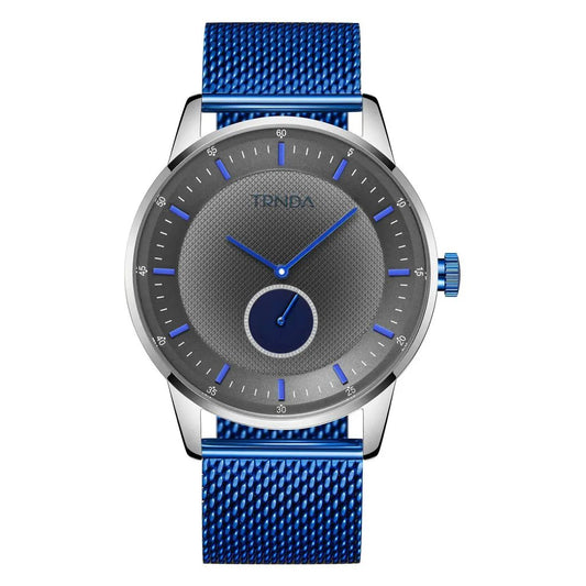 Trnda Men's Stainless Steel Watch, Silver Dial | Trnda43mm by TRNDA