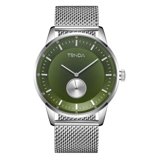 Trnda Men's Stainless Steel Watch, Seaweed Green Dial | Trnda43mm by TRNDA