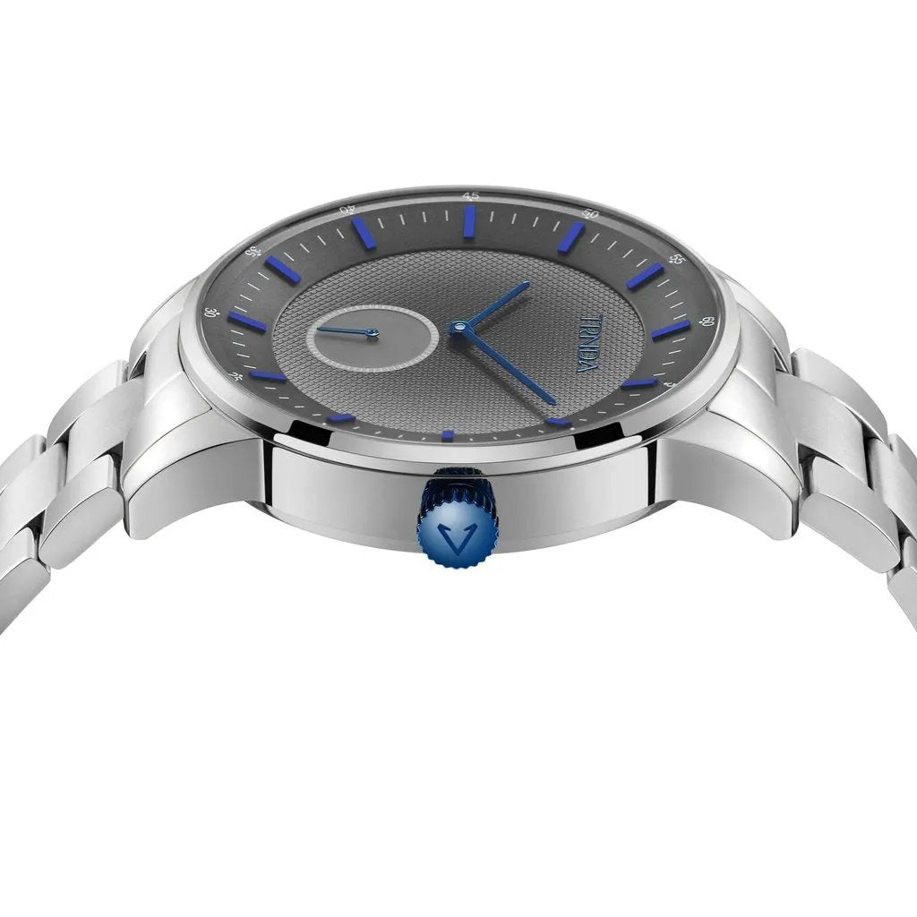 Trnda Men's Stainless Steel Watch, Silver Dial | Tsw43silver by TRNDA