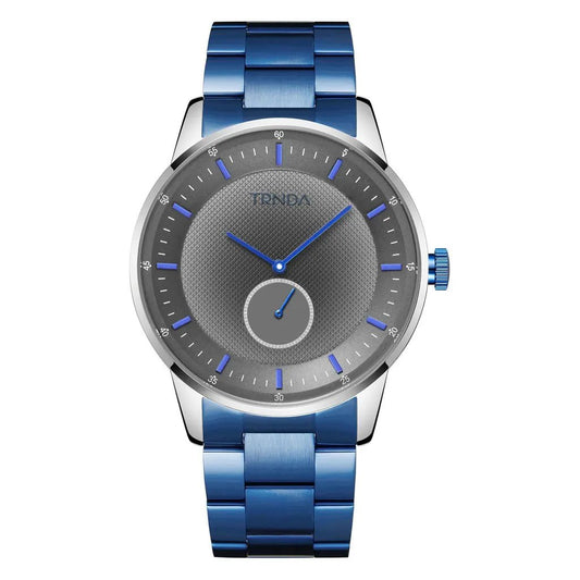 Trnda Men's Stainless Steel Watch, Blue Band | Trnda-Ss43b by TRNDA