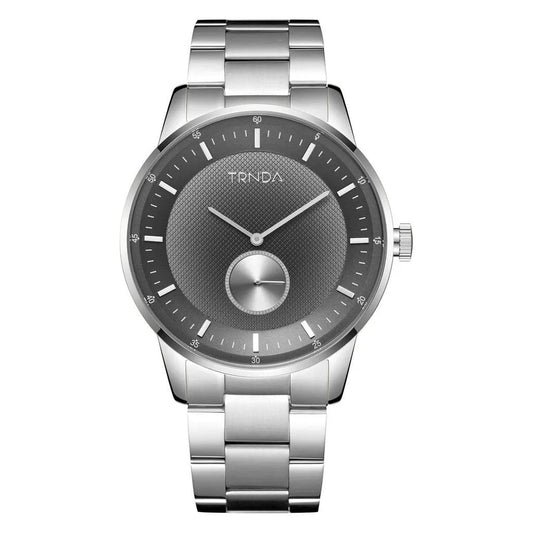 Trnda Men's Stainless Steel Watch, Gradient Gray Dial | Trn-Ss43 by TRNDA