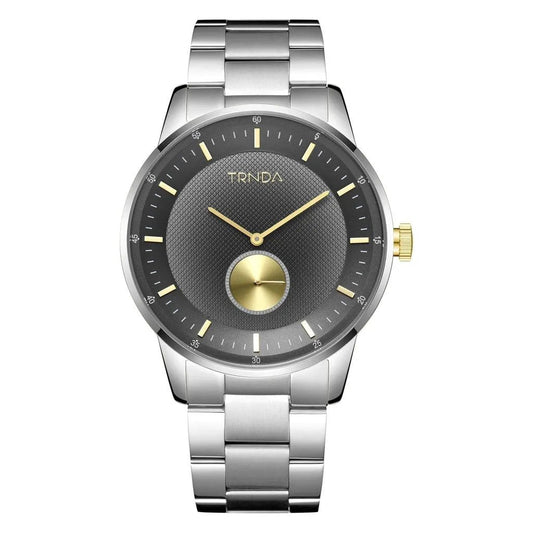 Trnda Men's Stainless Steel Watch, Gradient Gray Dial | Trn-Ss43g by TRNDA