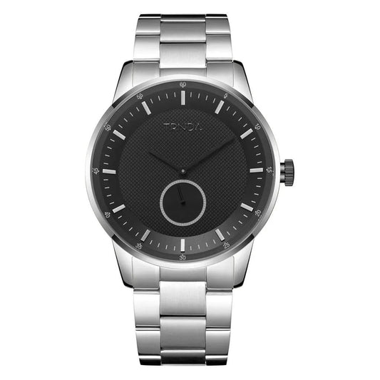 Trnda Men's Stainless Steel Watch, Black Dial | Trnda-43ss by TRNDA