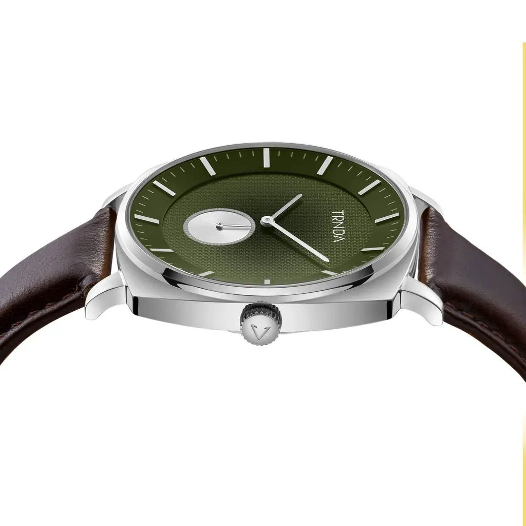 Trnda Men's Stainless Steel Watch, Seaweed Green Dial | Trnda45mm by TRNDA