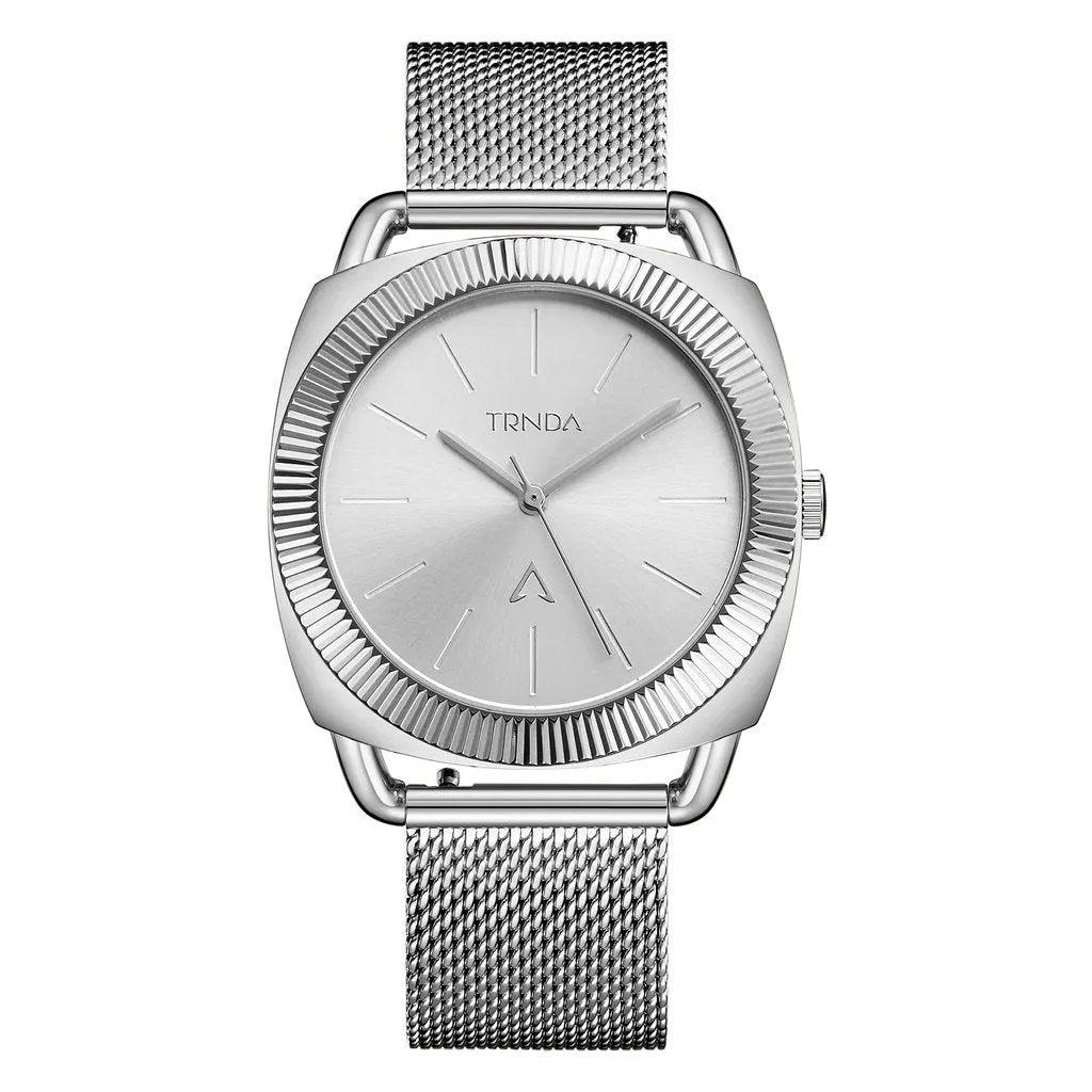 Trnda Women's Stainless Steel Watch, Silver Dial | Trnda-Ss35.8 by TRNDA