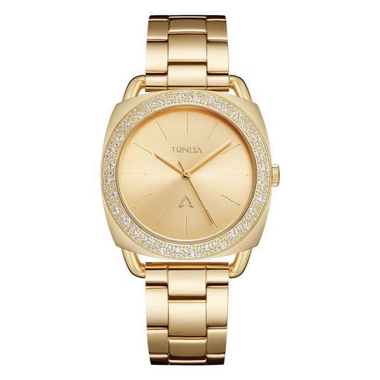 Trnda Women's Gold Stainless Steel Watch, Gold Dial | Trnda35.8 by TRNDA