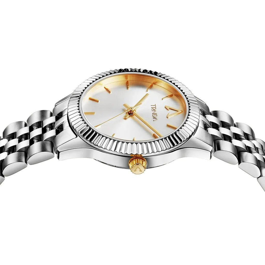 Trnda Women's Stainless Steel Watch, Silver Dial | Trnda-S32mm by TRNDA