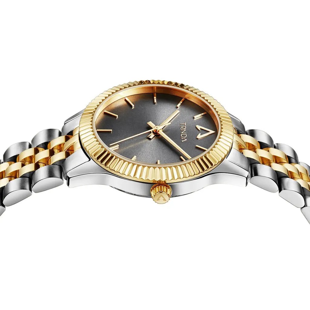 Trnda Women's Stainless Steel Watch, Gray Dial | Trn-Ss32mm by TRNDA
