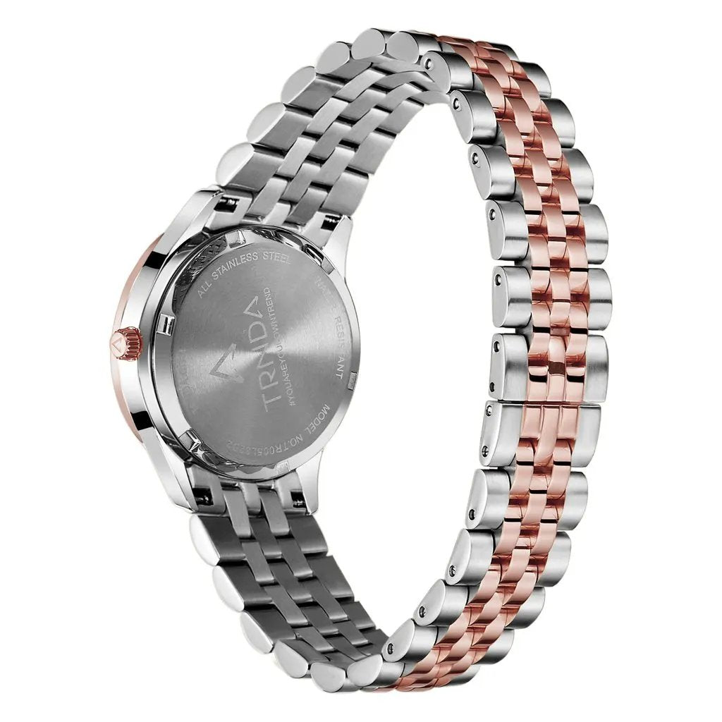 Trnda Women's Stainless Steel Watch, Gray Dial | Trn-032srg by TRNDA