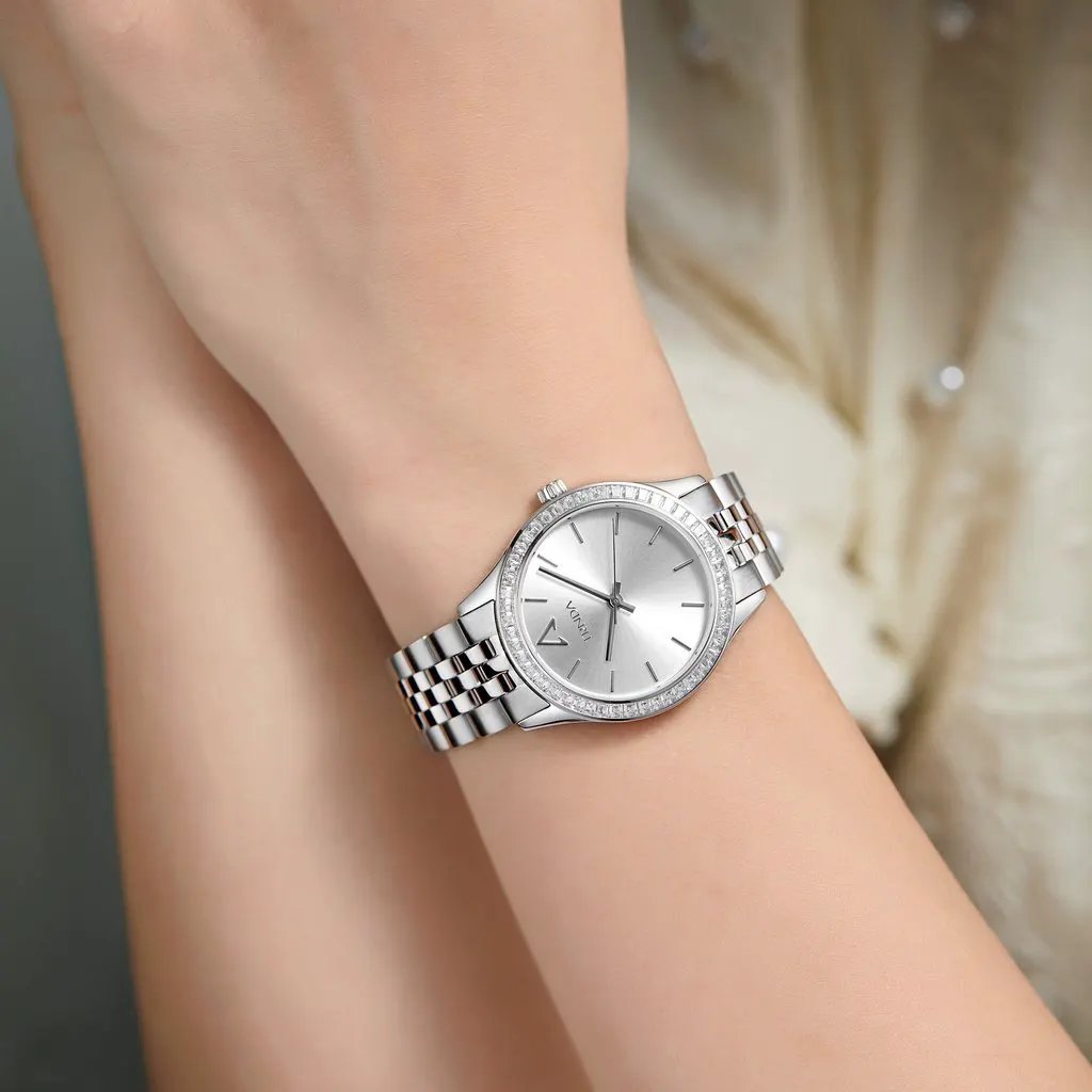 Trnda Women's Stainless Steel Watch, Silver Dial | Trnda32mm by TRNDA