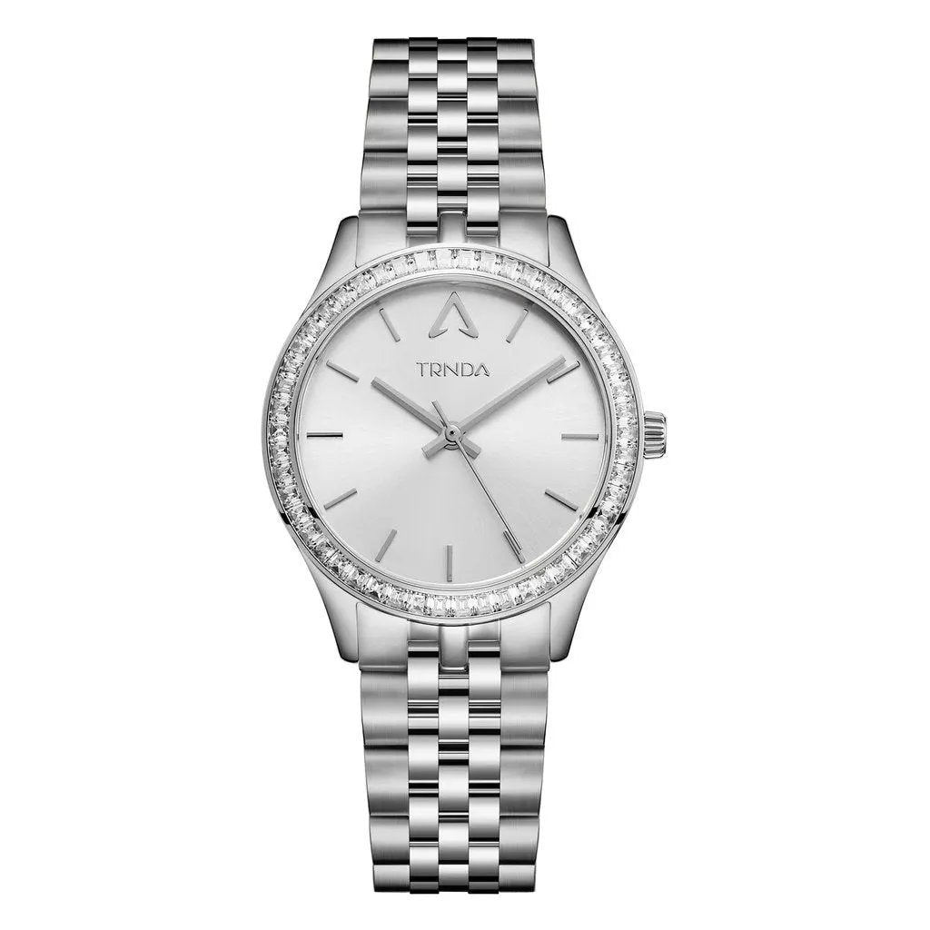 Trnda Women's Stainless Steel Watch, Silver Dial | Trnda32mm by TRNDA