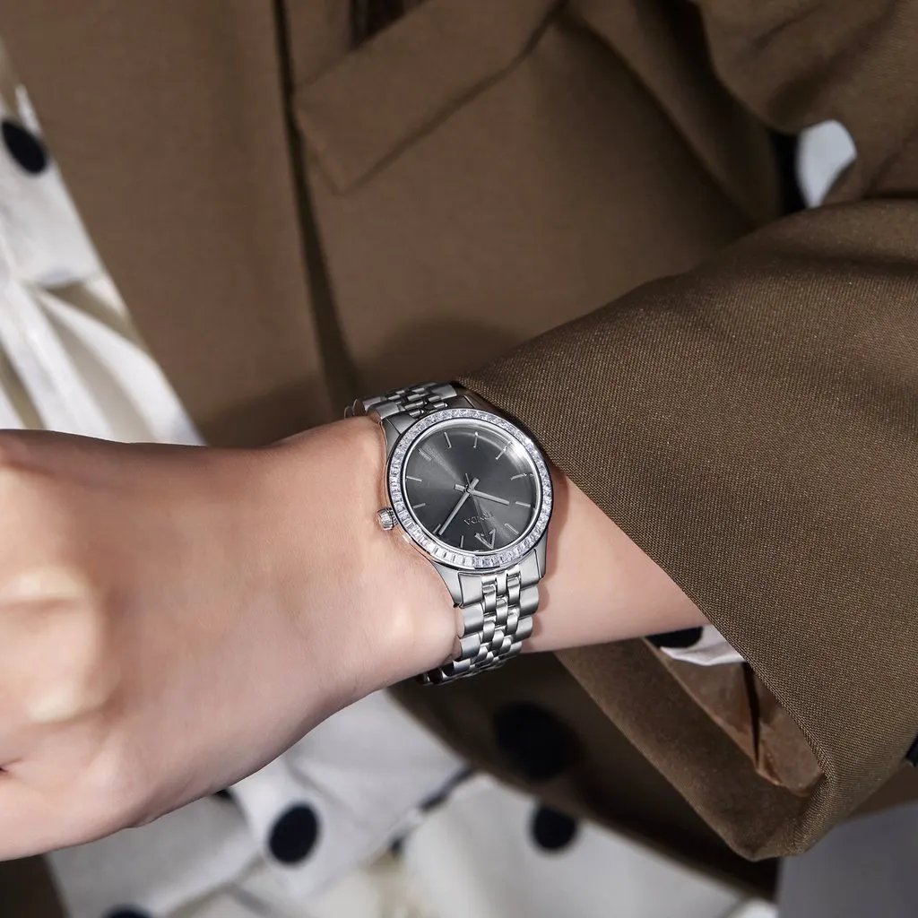 Trnda Women's Stainless Steel Watch, Gray Dial | Trn-Ss32-Gd by TRNDA