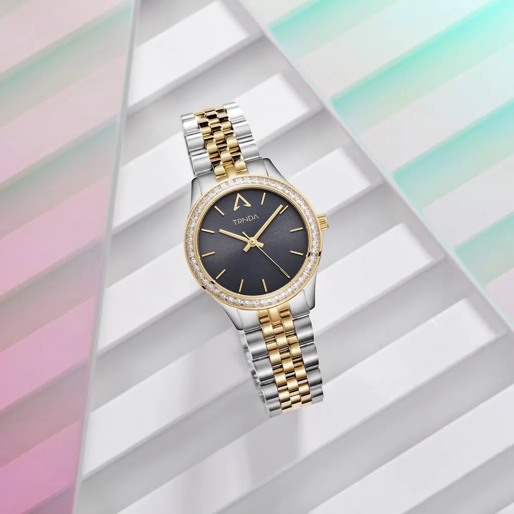 Trnda Women's Stainless Steel Watch, Gray Dial | Trn-W32sgbg by TRNDA