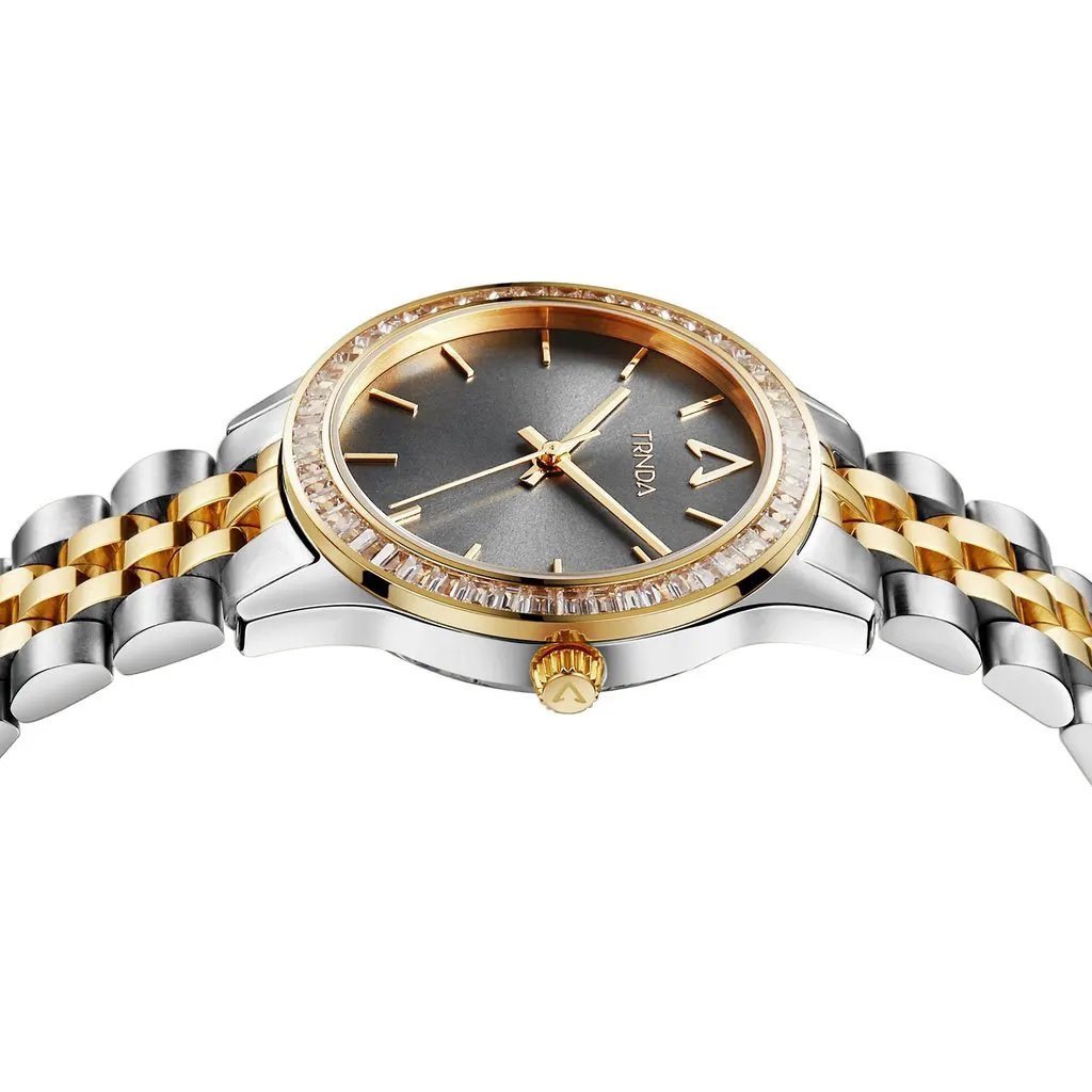 Trnda Women's Stainless Steel Watch, Gray Dial | Trn-W32sgbg by TRNDA