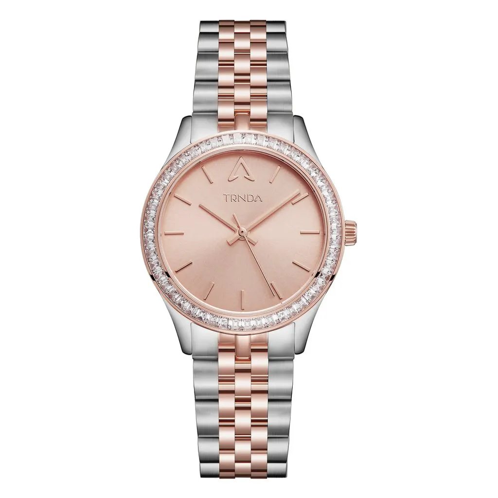 Trnda Women's Stainless Steel Watch, Rose Gold Dial | Tr32mm by TRNDA