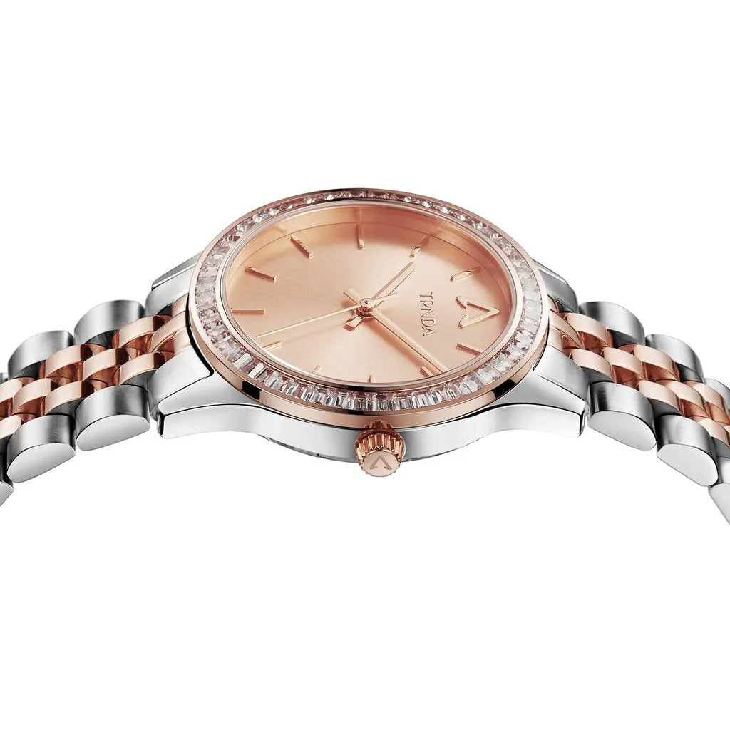 Trnda Women's Stainless Steel Watch, Rose Gold Dial | Tr32mm by TRNDA