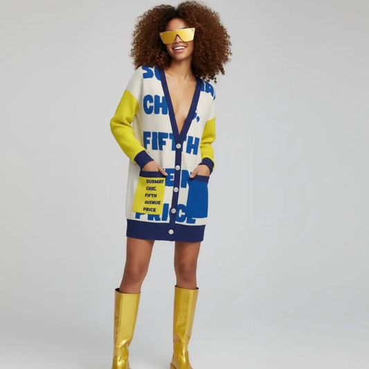 TRIBECA Long Cardigan Dress BYMANYC® New York by BYMANYC ® New York