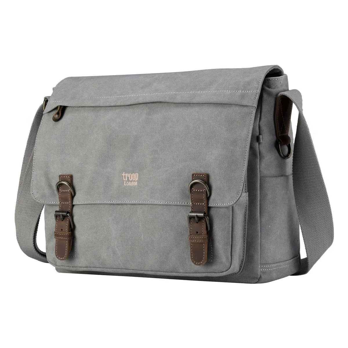 Canvas Laptop Messenger Bag | TRP0207 by Troop London