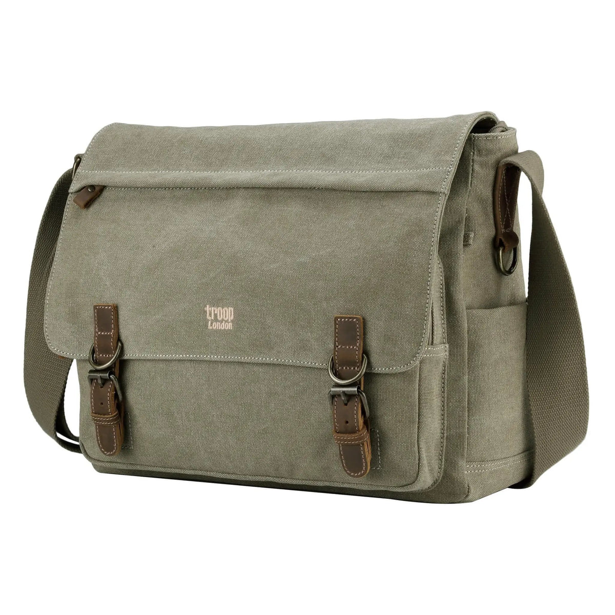 Canvas Laptop Messenger Bag | TRP0207 by Troop London