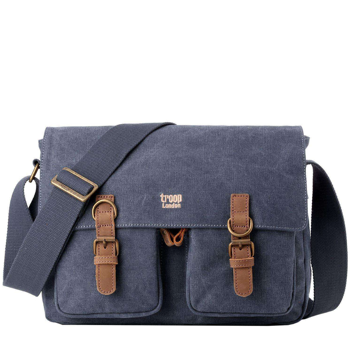 Classic Canvas Messenger Bag | TRP0210 by Troop London