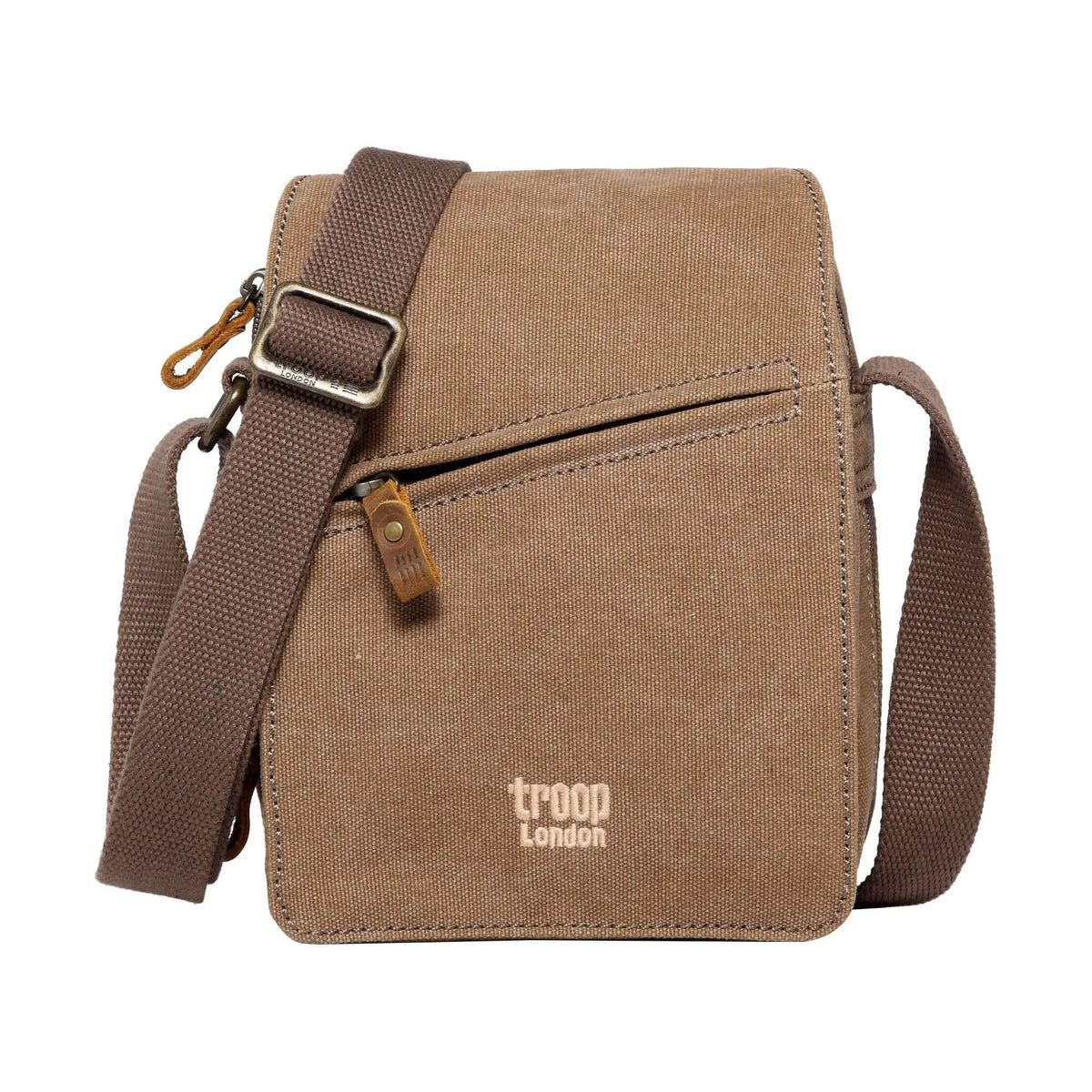 Canvas Flap Across Body Bag | TRP0239 by Troop London
