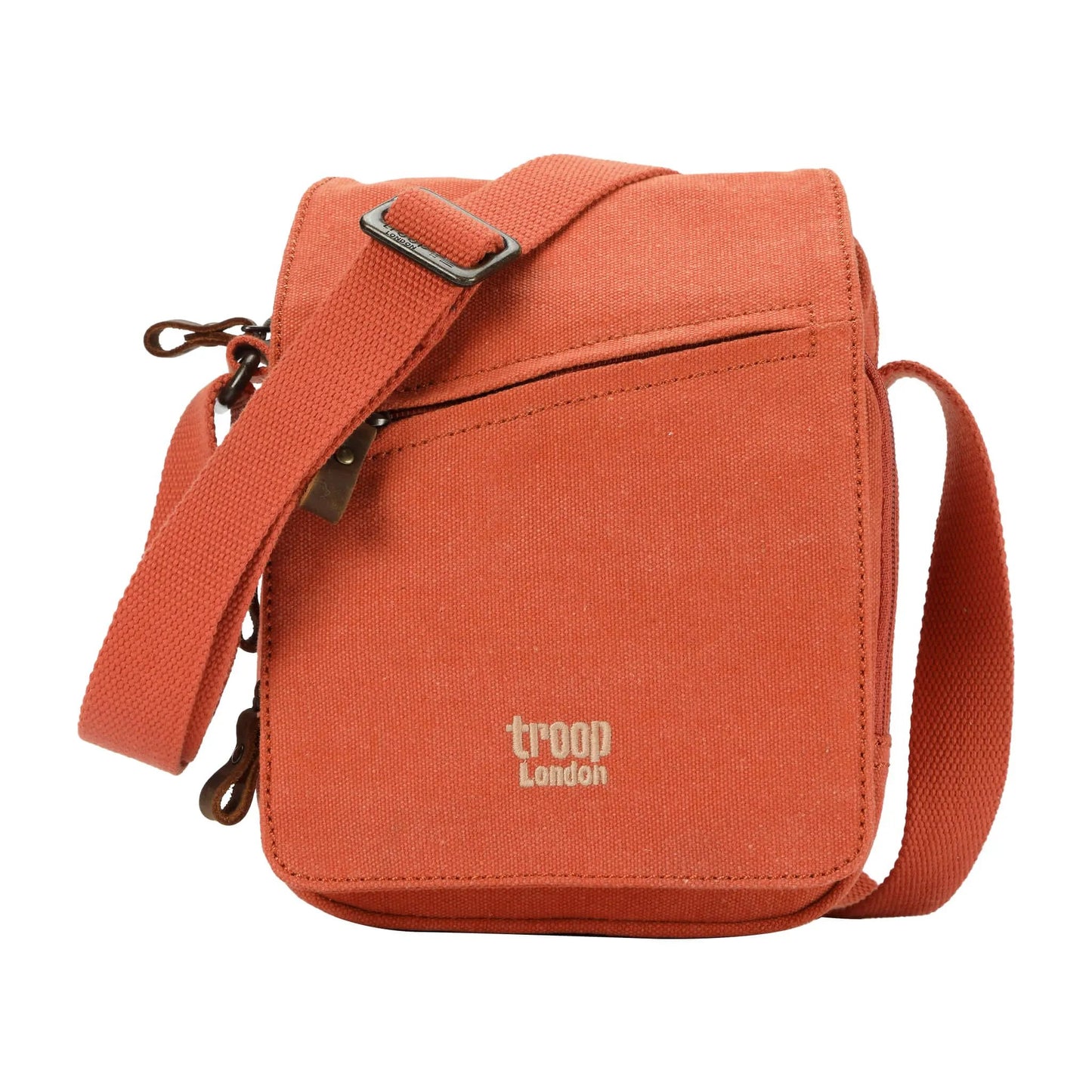 Canvas Flap Across Body Bag | TRP0239 by Troop London