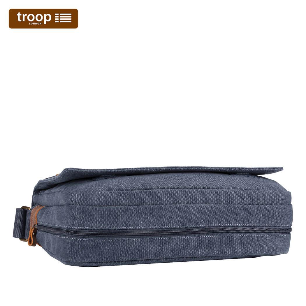 Canvas Laptop Messenger Bag 16.5 Inch | TRP0240 by Troop London