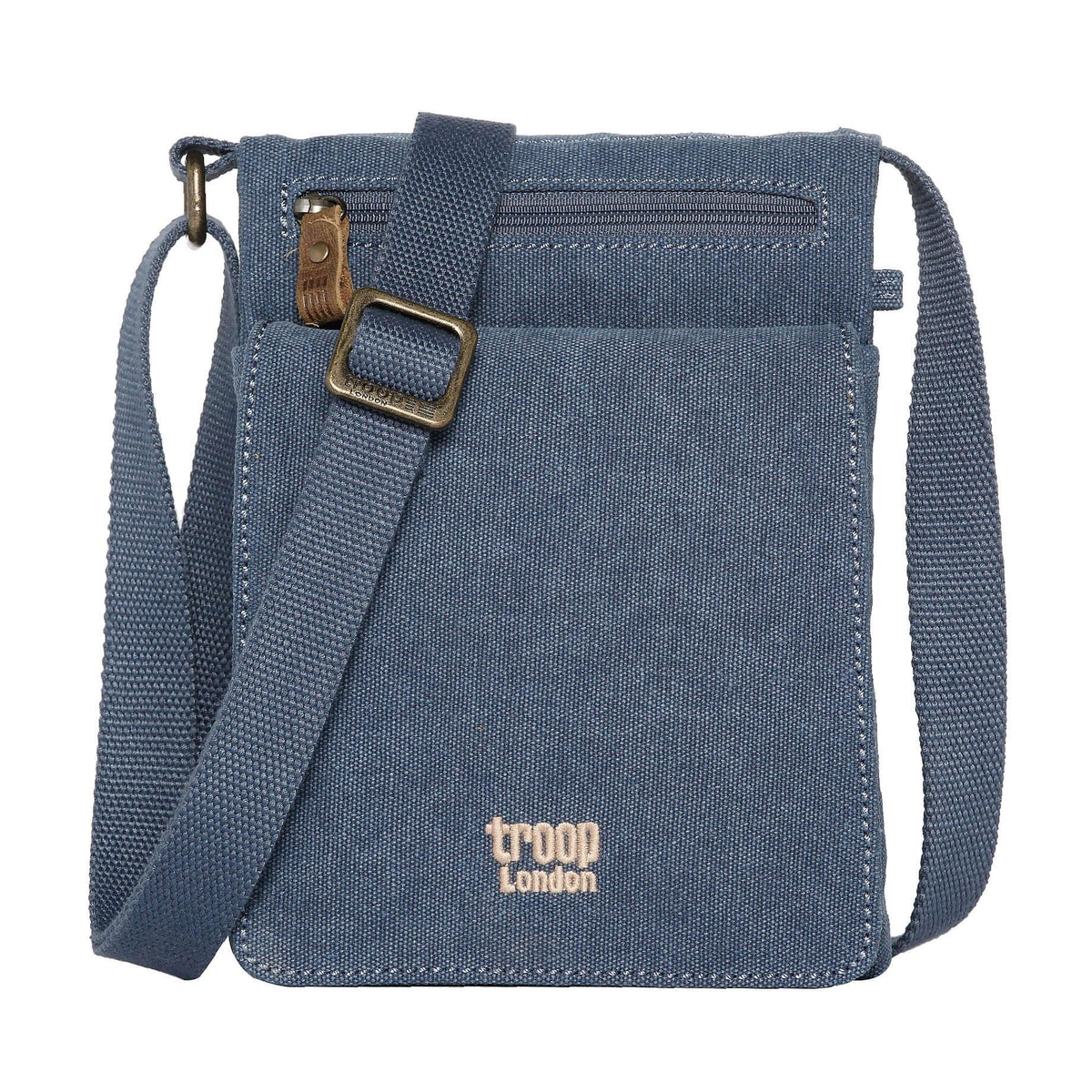 Mini Canvas Across Body Bag with Organiser | TRP0243 by Troop London