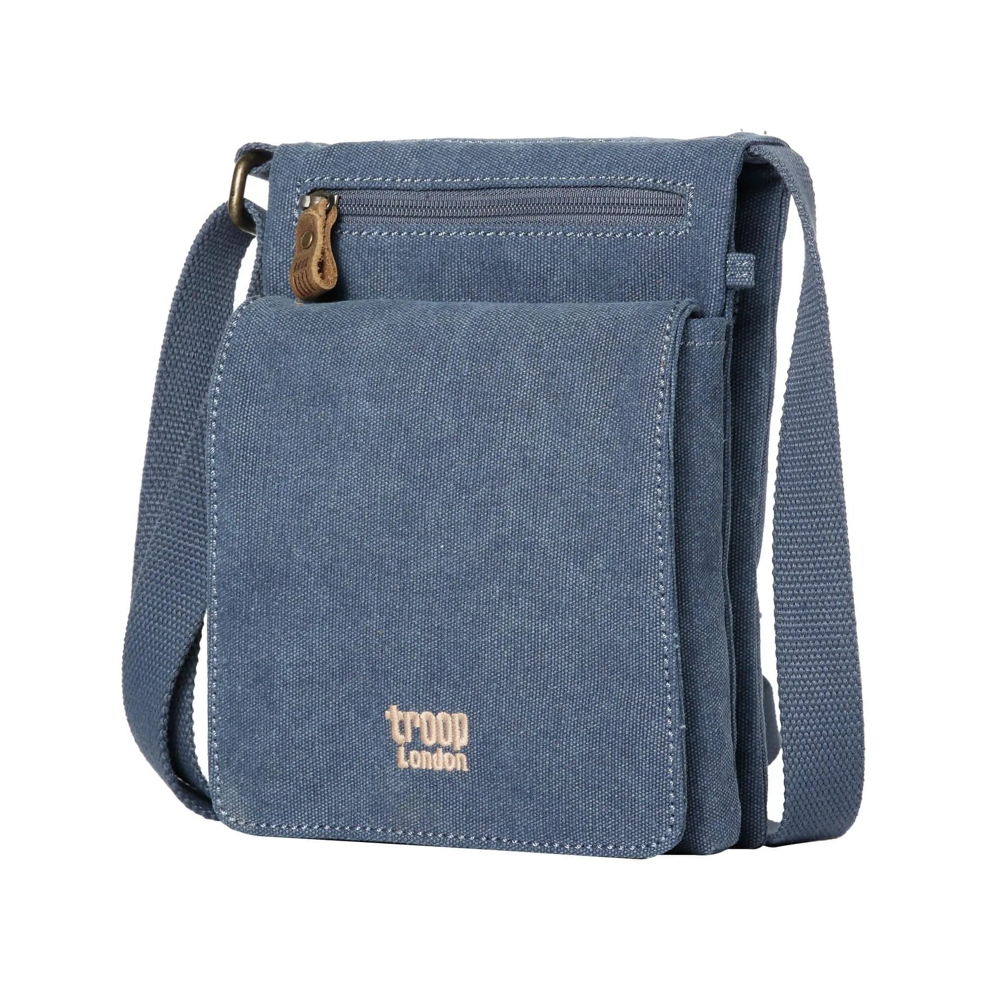 Mini Canvas Across Body Bag with Organiser | TRP0243 by Troop London