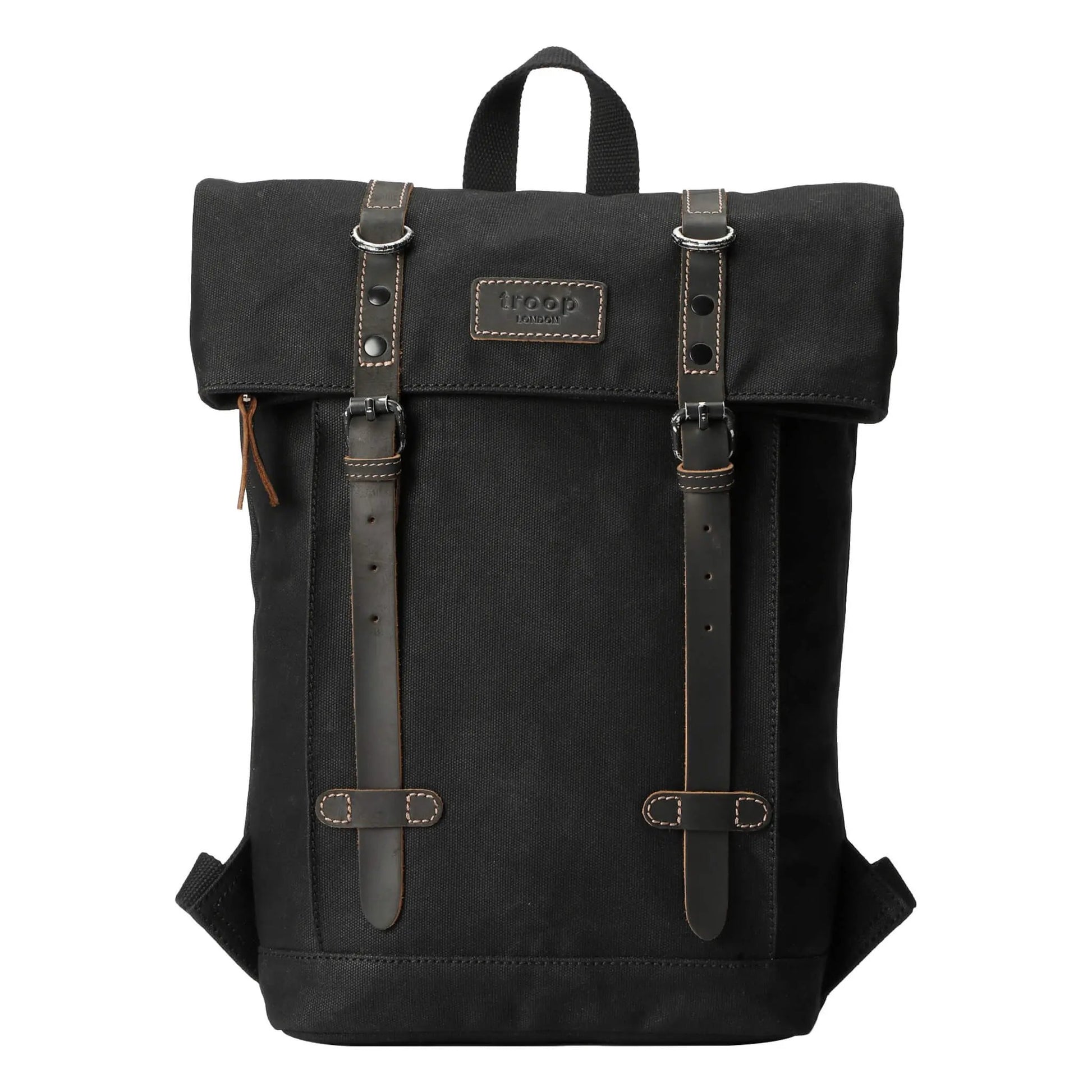 Heritage Small Waxed Canvas Backpack | TRP0425S by Troop London