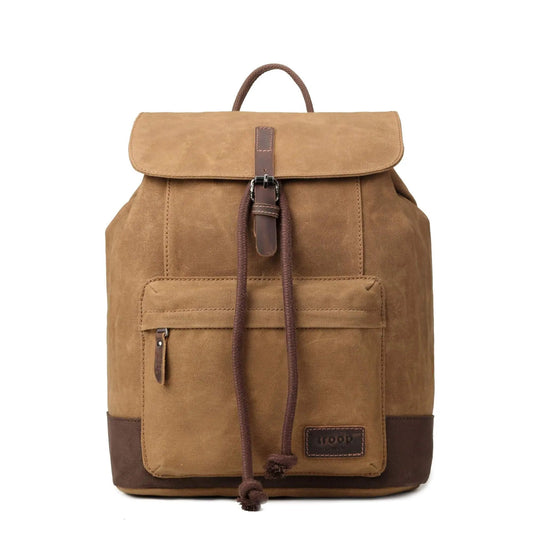 Heritage Waxed Canvas Laptop Backpack | TRP0442 by Troop London