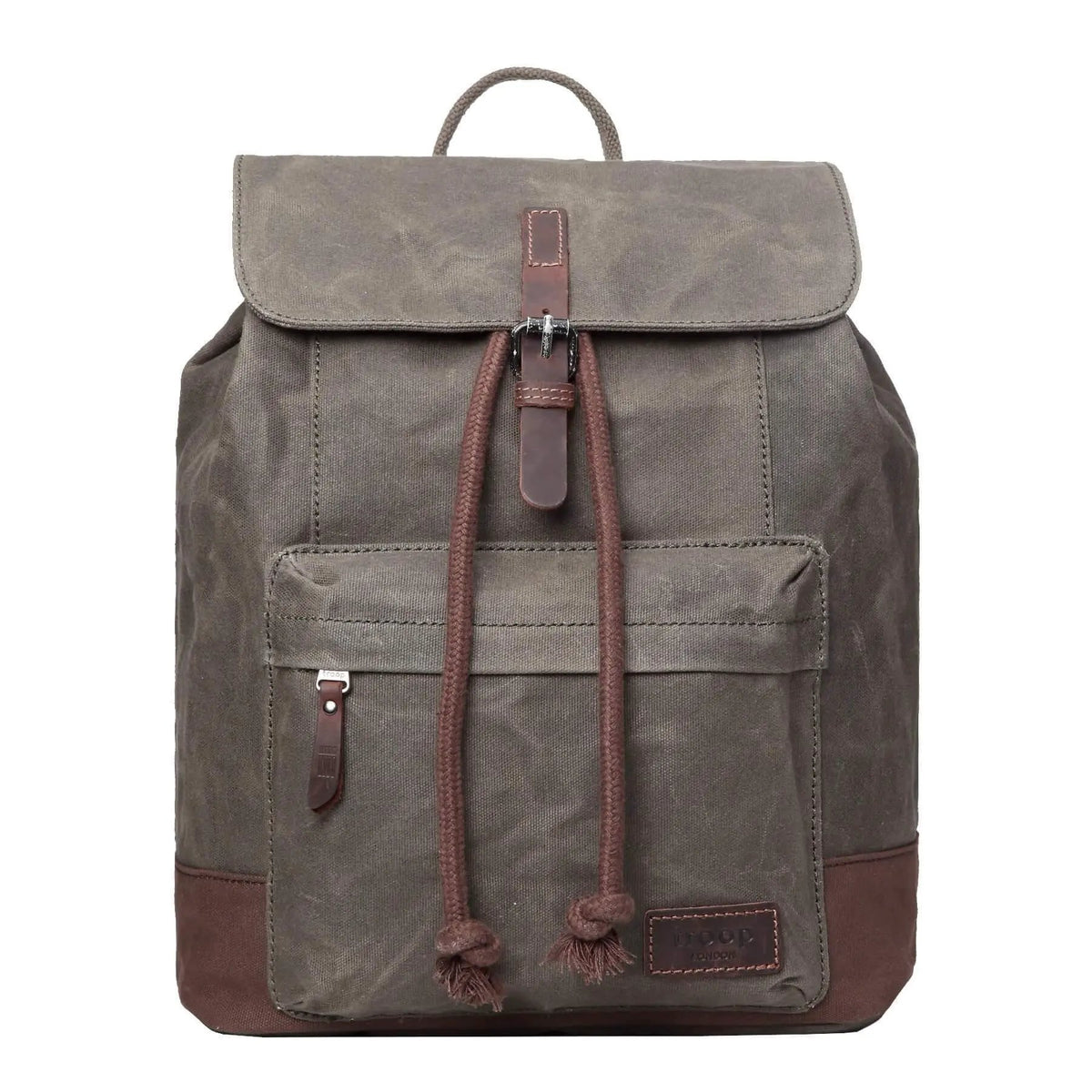 Heritage Waxed Canvas Laptop Backpack | TRP0442 by Troop London