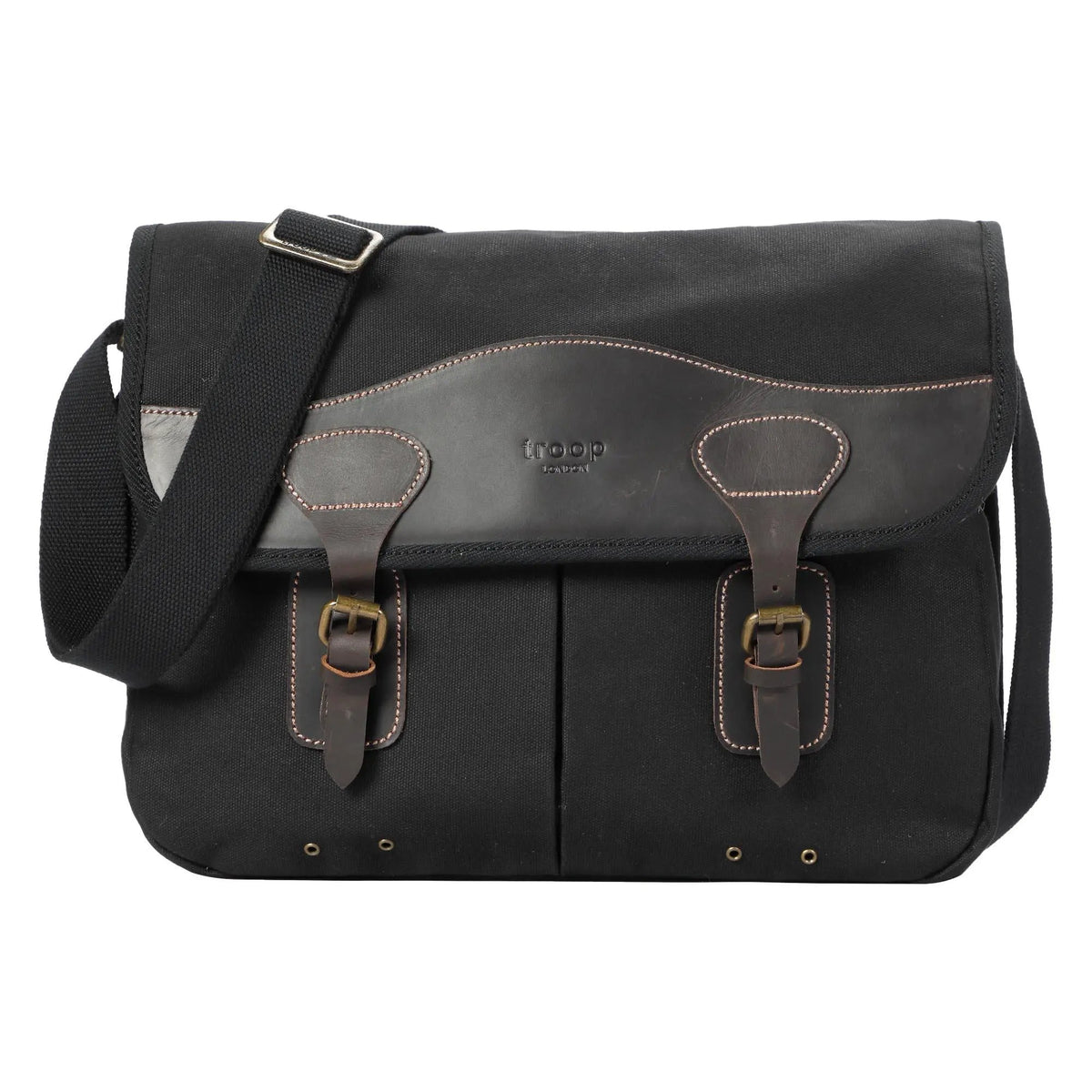 Heritage Canvas Messenger Bag 13 Inch | TRP0544 by Troop London