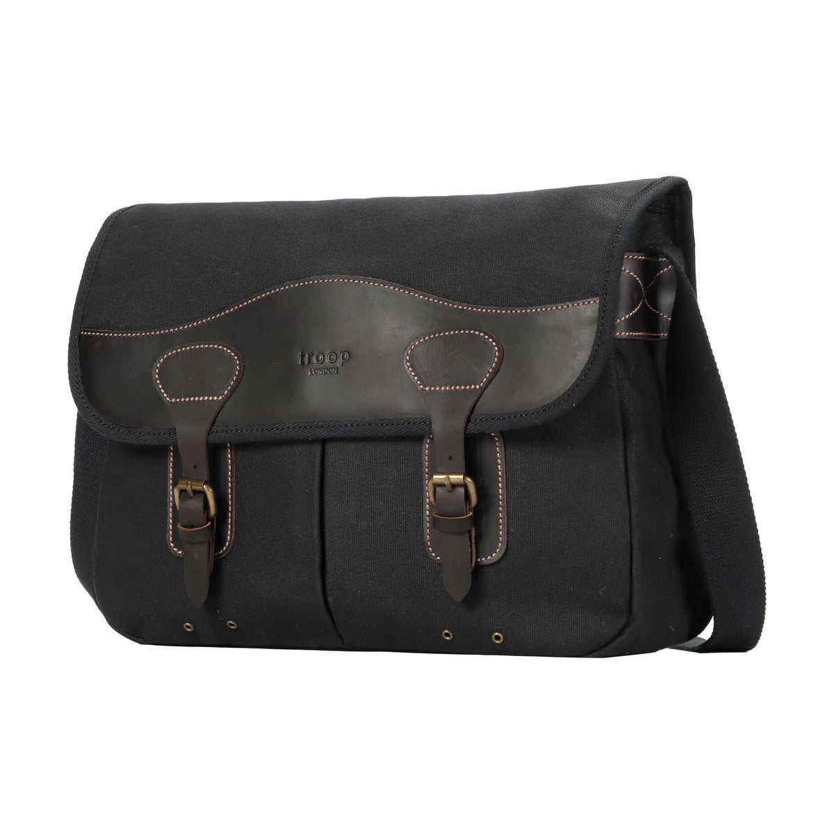 Heritage Canvas Messenger Bag 13 Inch | TRP0544 by Troop London