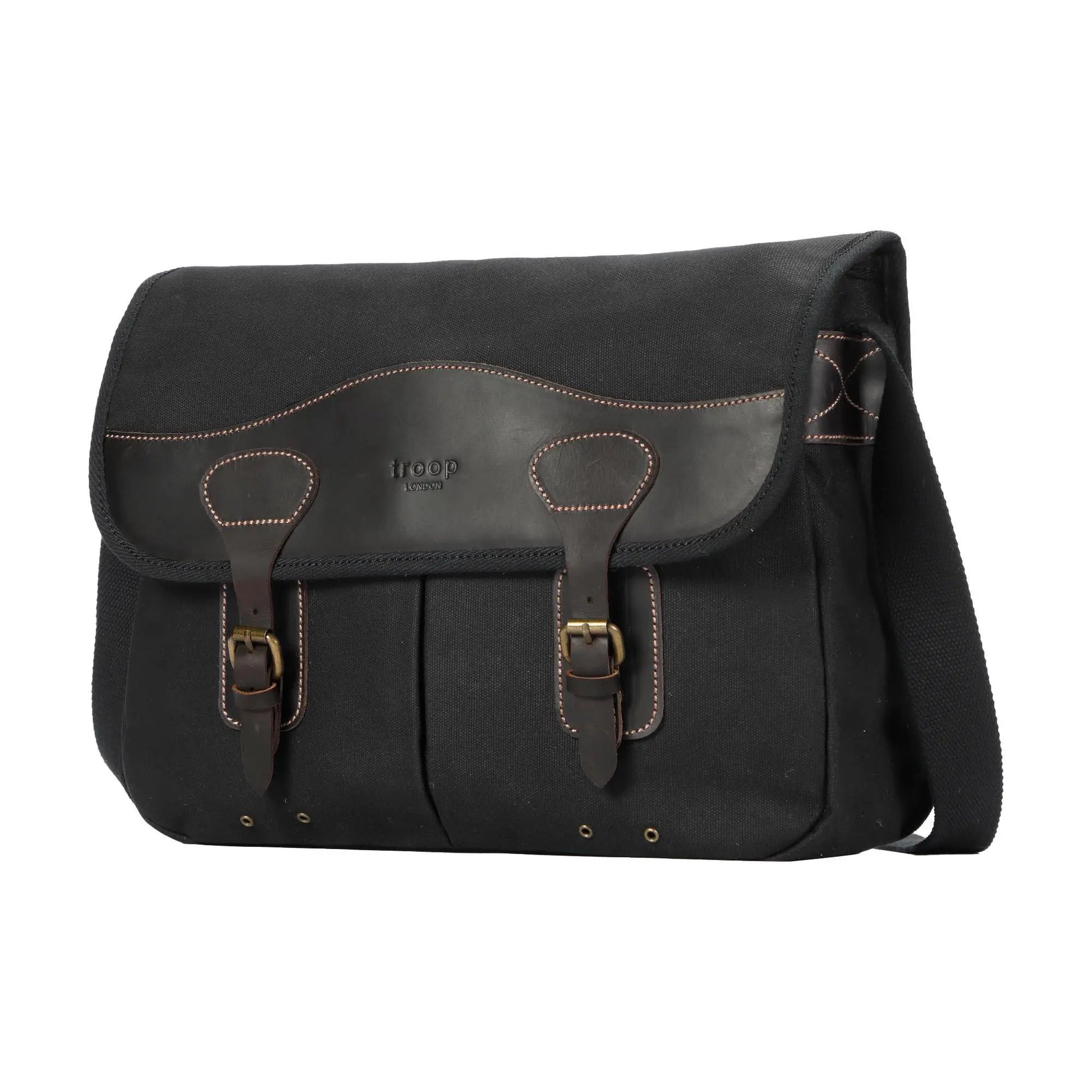 Heritage Canvas Messenger Bag 13 Inch | TRP0544 by Troop London