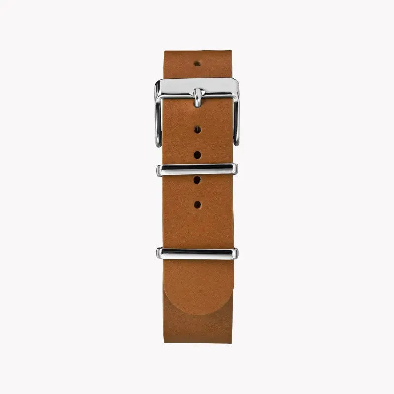 Timex Men's Brass Watch, Blue Dial, Tan Leather | Tw2p97800 by TIMEX