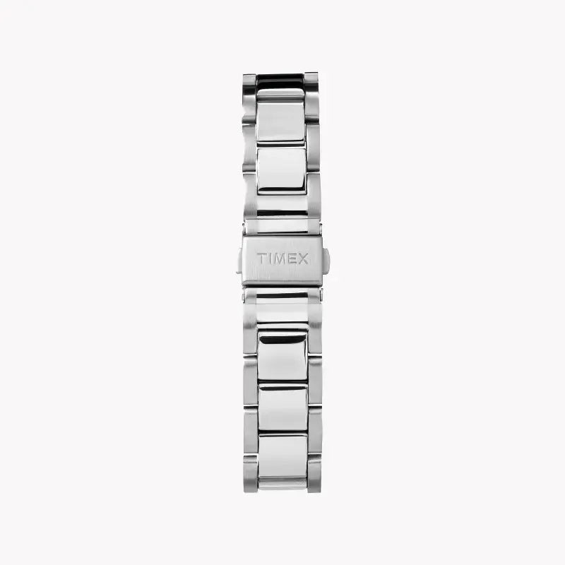 Timex Men's Silver Stainless Steel Watch, Black Dial | Tw2r24900 by TIMEX