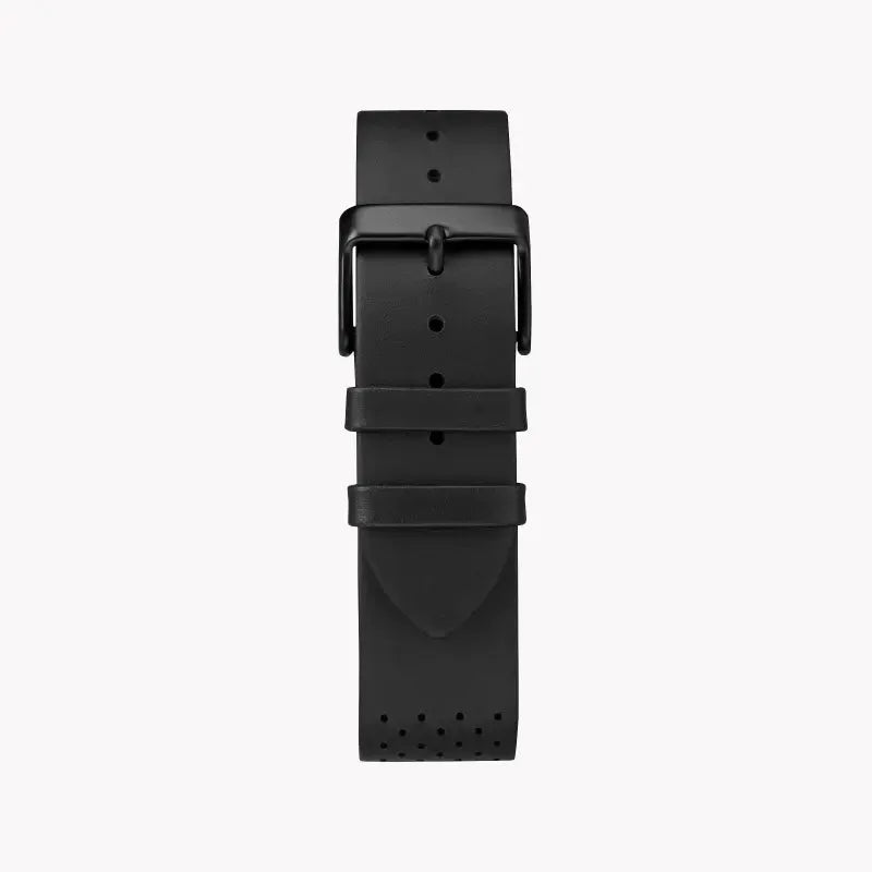 Timex Men's Black Leather Watch, Black Dial | Tw2r26800 by TIMEX