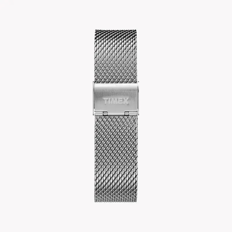 Timex Men's Silver Stainless Steel Watch, White Dial | Tw2r27100 by TIMEX