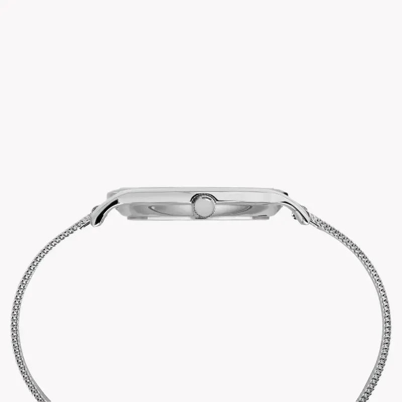 Timex Women's Silver Stainless Steel Watch, Silver Dial | Tw2r36200 by TIMEX