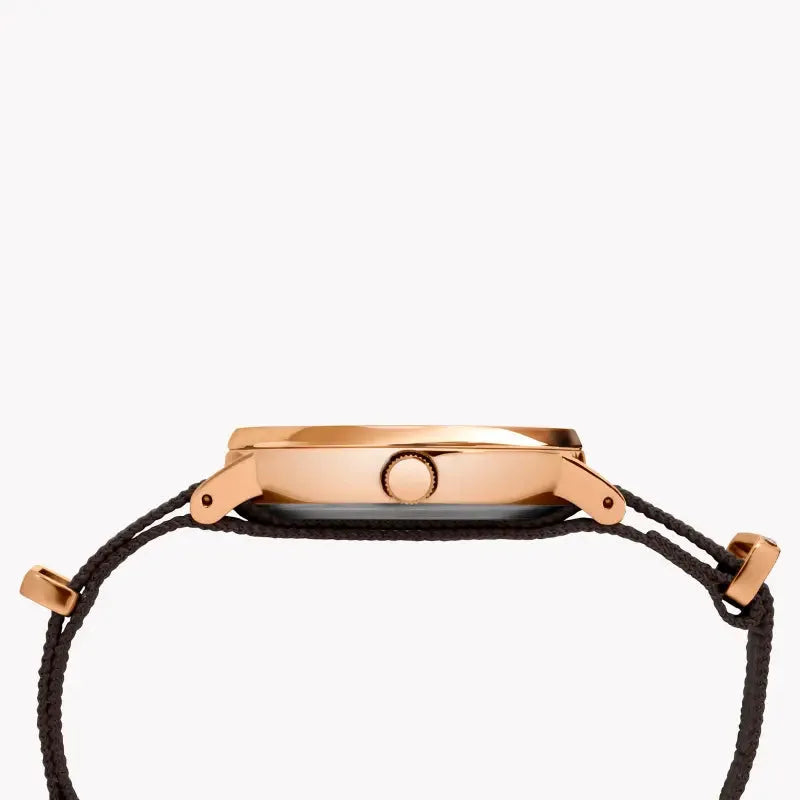 Timex Women's Gray Fabric Watch, Rose Gold Case | Tw2r48900 by TIMEX