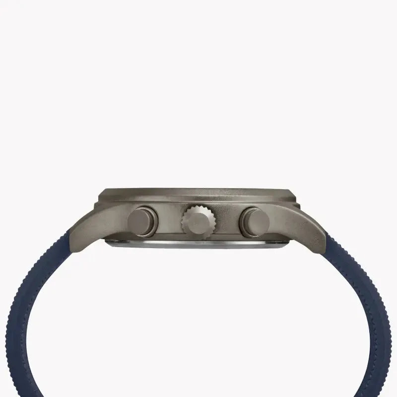 Timex Men's Blue Silicone Watch, Brass Case | Tw2r60300 by TIMEX