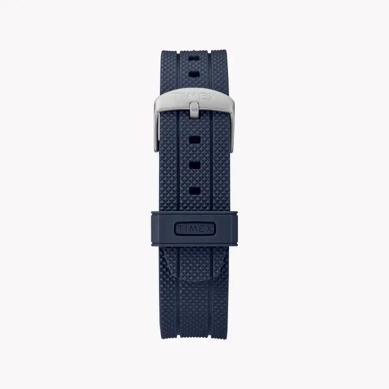 Timex Men's Blue Silicone Watch, Brass Case | Tw2r60700 by TIMEX