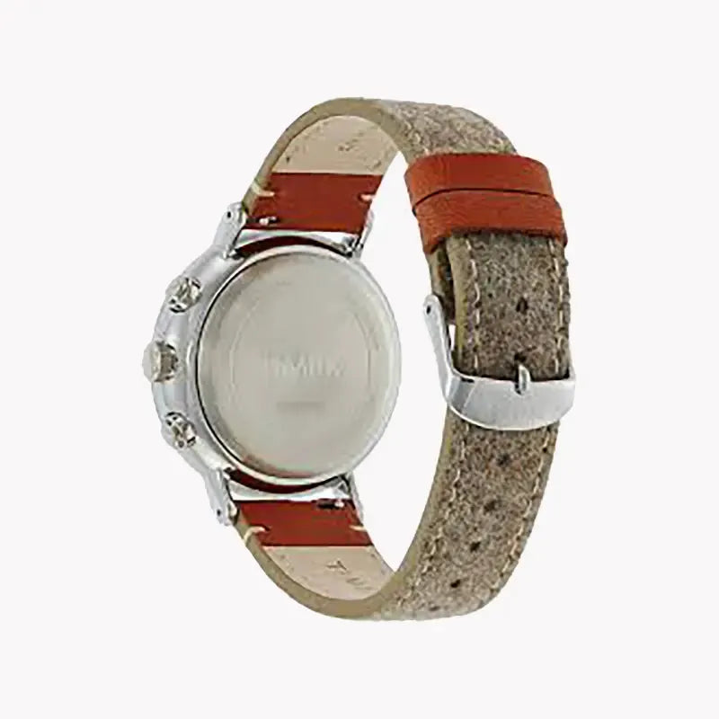 Timex Unisex Tan Fabric Watch, White Dial | Tw2r62000 by TIMEX